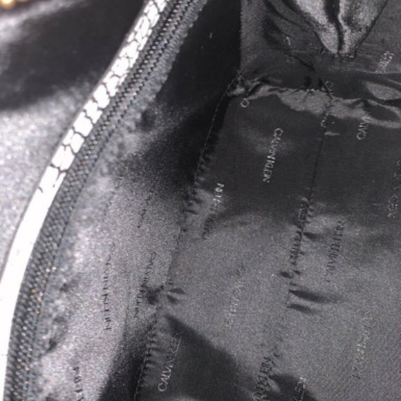 White " Crocodile " Croc Leather Handbag - Picture 4 of 6